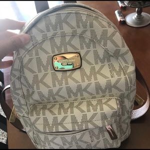 Michael Kors small Vanilla backpack